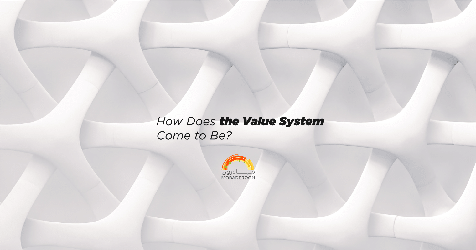 How is the values system formed?