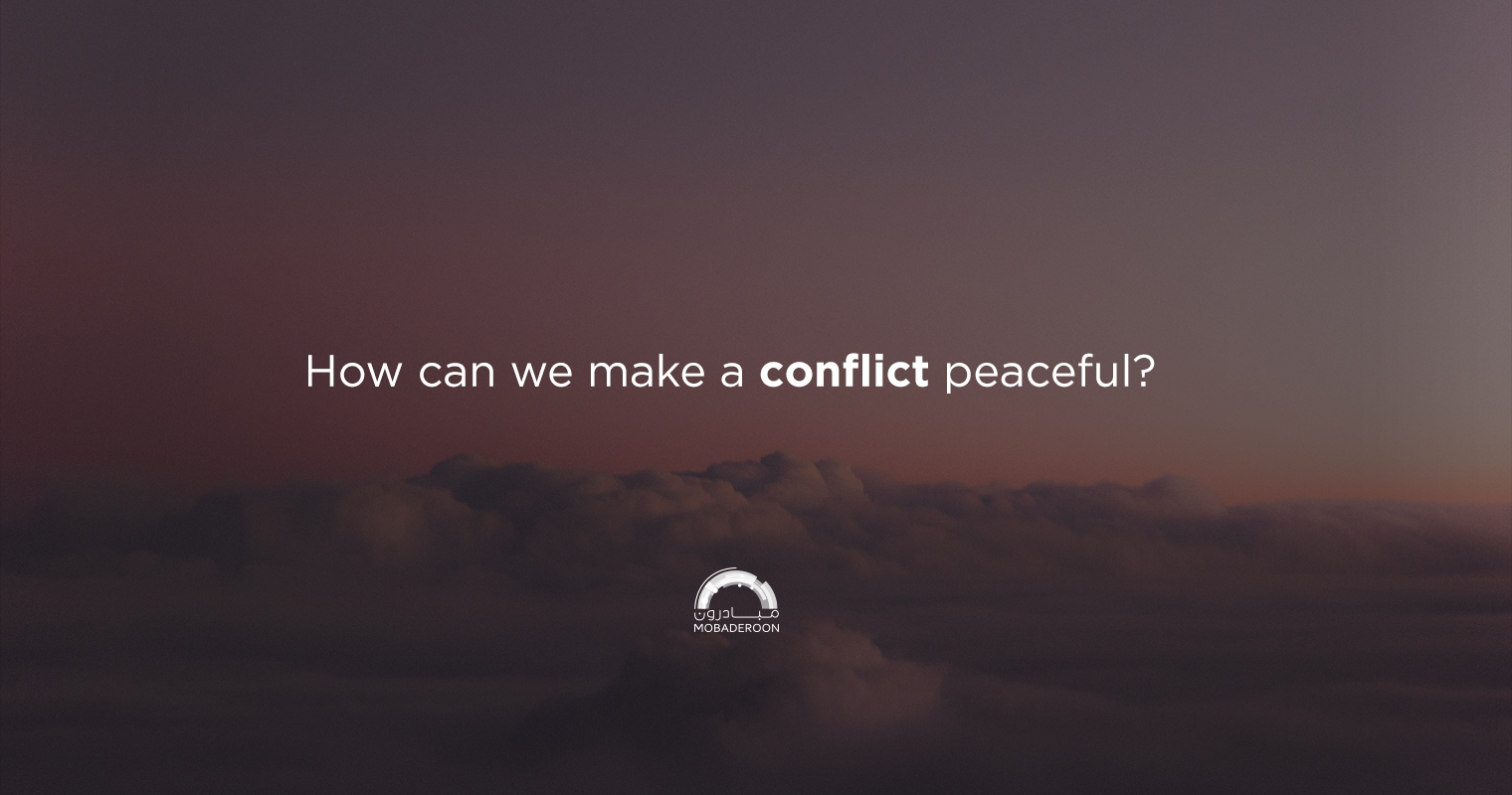 How can we make a conflict peaceful