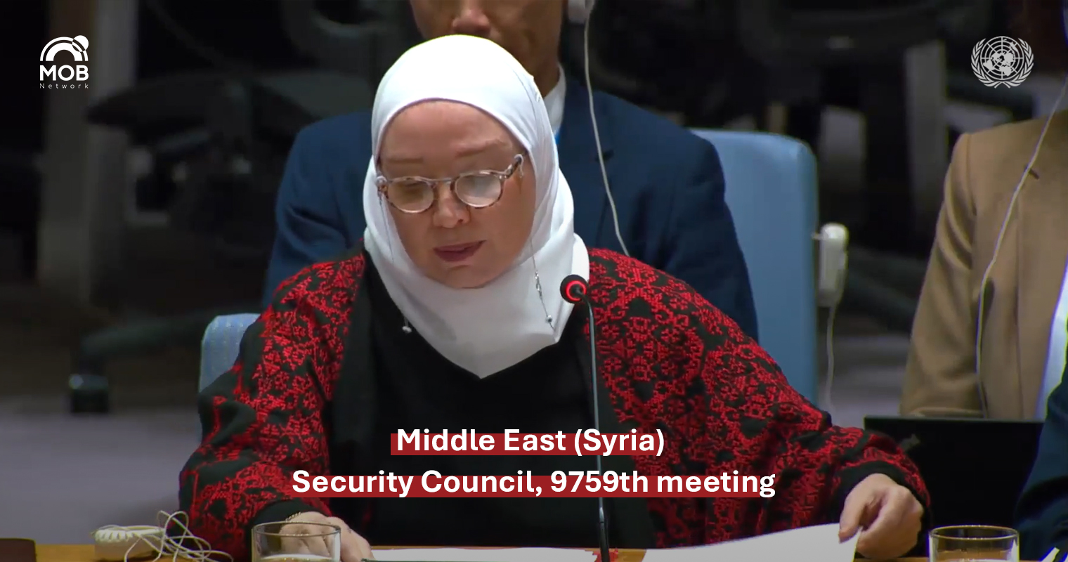 Middle East (Syria) - Security Council, 9759th meeting